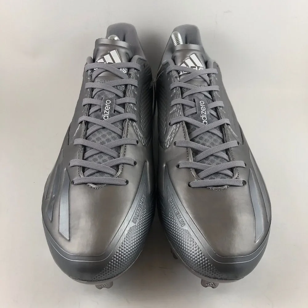 Adidas Adizero Afterburner 3 Metal Baseball Cleats Men's Size 13 Silver NCAA MLB